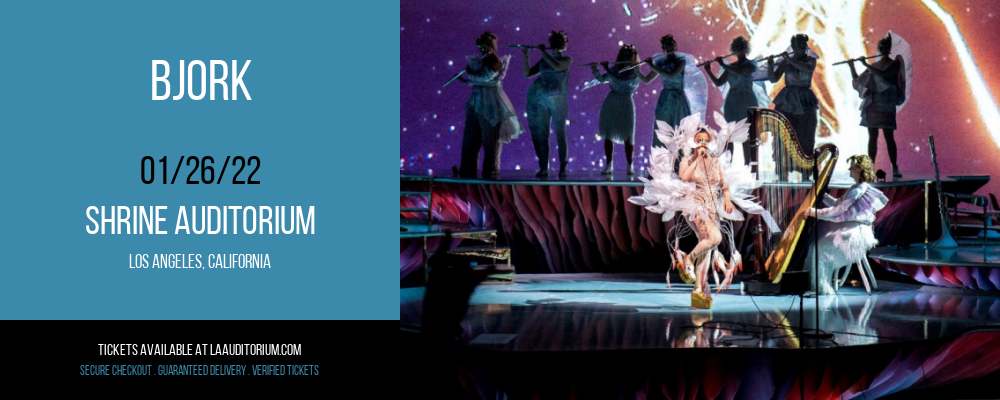 Bjork at Shrine Auditorium tickets Bjork at Shrine Auditorium