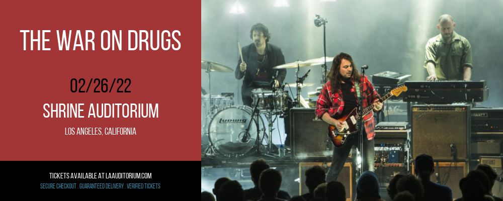 The War On Drugs at Shrine Auditorium tickets The War On Drugs at Shrine Auditorium