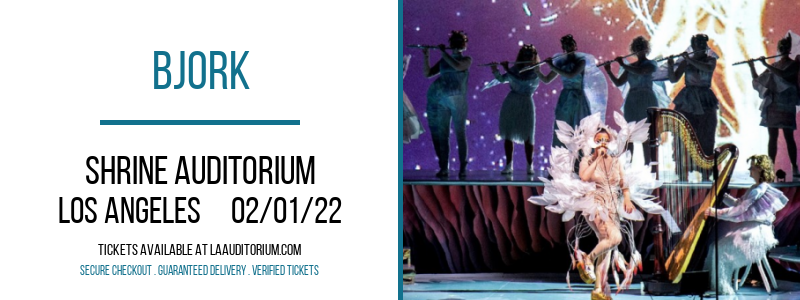 Bjork at Shrine Auditorium tickets Bjork at Shrine Auditorium