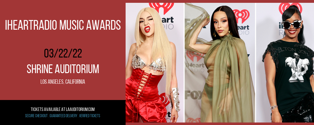 iHeartRadio Music Awards at Shrine Auditorium tickets iHeartRadio Music Awards at Shrine Auditorium