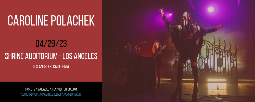 Caroline Polachek at Shrine Auditorium tickets Caroline Polachek at Shrine Auditorium