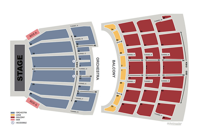 Shrine Auditorium Seating Chart